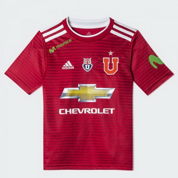 Universidad De Chile Trikot Auswarts 2018-19 Rote Fussballtrikots Günstig